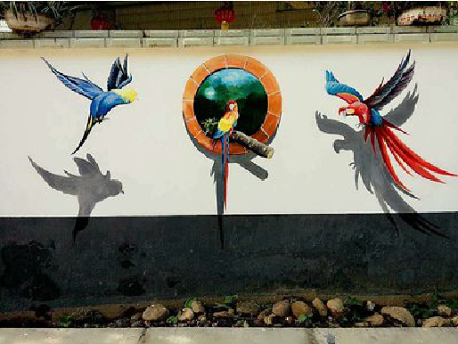 启东视觉错位-3D墙绘设计