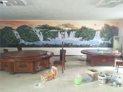 启东墙绘-写实风景