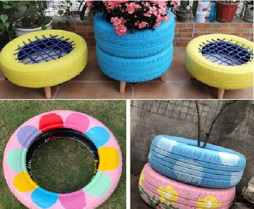 启东墙体彩绘-变废为宝