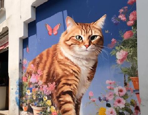 启东自己绘制有个性的手绘墙