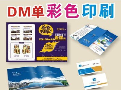 启东单页印刷，色彩搭配简单。